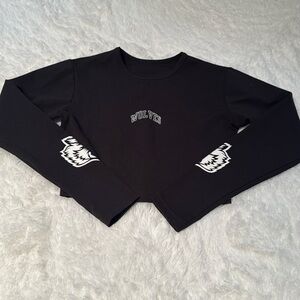 Dark Sport crop long sleeve